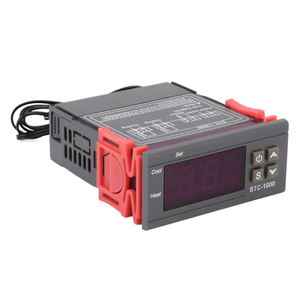 Stc 1000 termostatbryter elektronisk digital display mikrodator temperaturkontroller bryter akvarium klekking termostat 110V‑220V