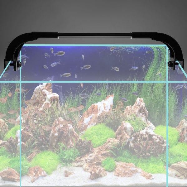 10W LED-akvarieljusramp för fiskakvarium, dimbar växtlampa