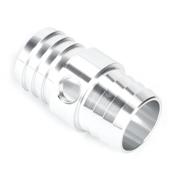 1 1/4in slang med 1/8in NPT ångport adapter ICT aluminiumkylare LS Swap kylvätskeanslutning