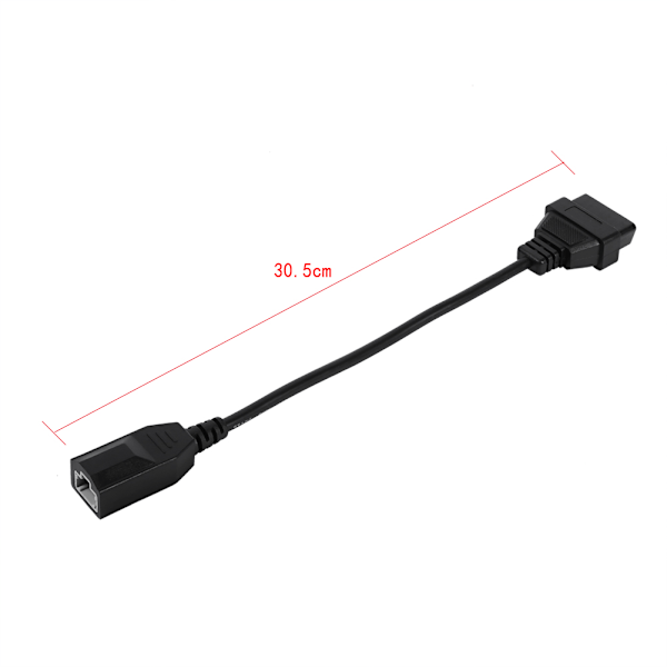 3-stifts till 16-stifts OBD 2 Auto Car Diagnostic Adapter Connector Cable för Honda