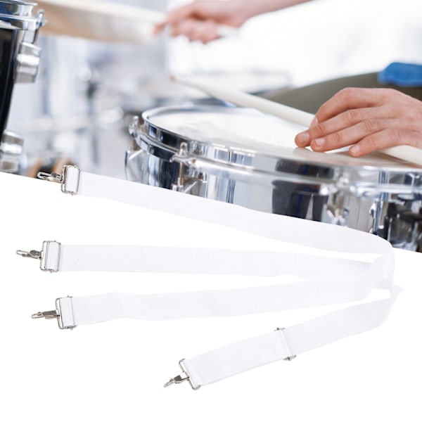 Snare-rumpu hihna nylon-sling ristikkäinen kaksois olkahihna soittimen lisävarusteet