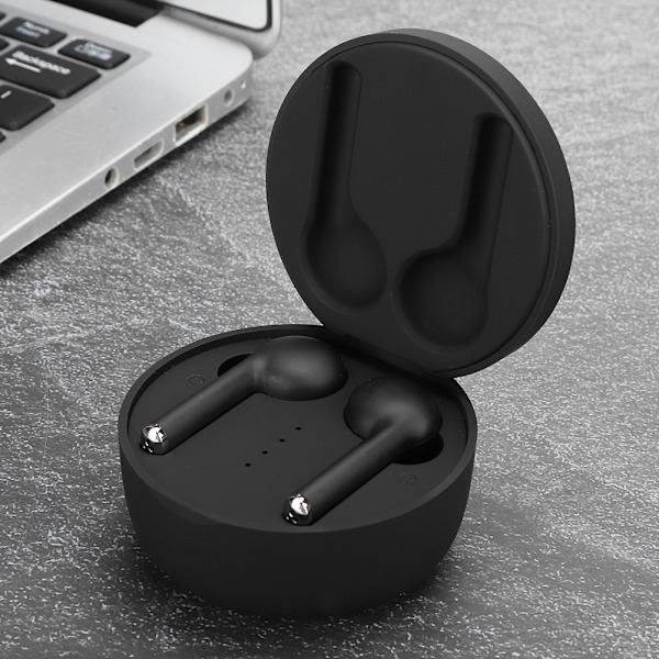 TWS Trådlösa Bluetooth 5.0 Hörlurar Binaurala In Ear Stereo Hörlurar med Mikrofon
