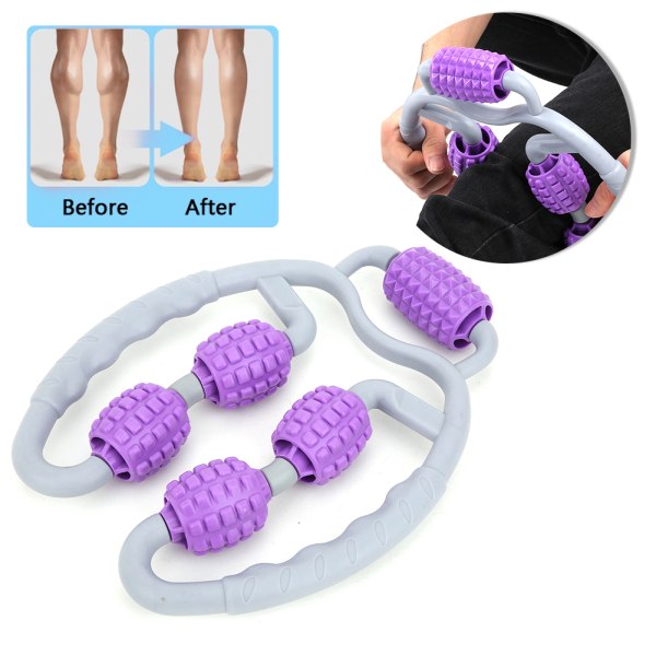 Clamp Leg Massager Handheld 360 Grader Allt Omgivande Massage Slappna Av Vadmuskler Yoga Fitness Utrustning