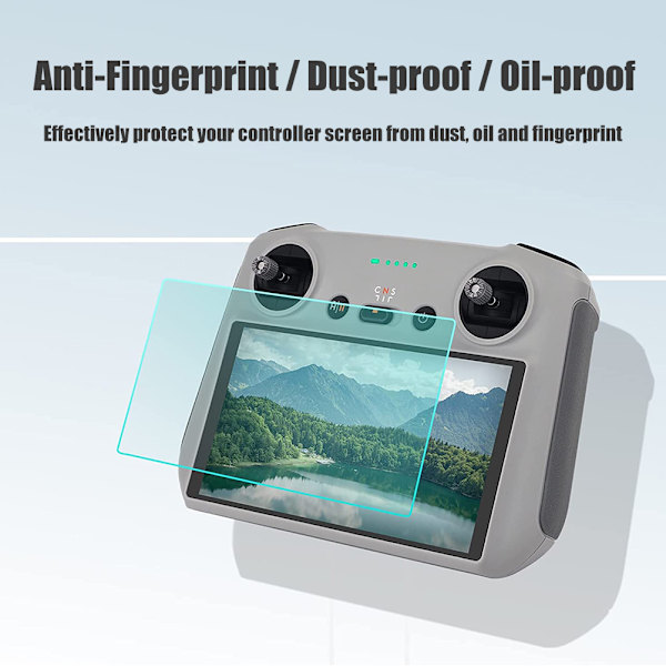 9H HD herdet glass skjermbeskytter kompatibel med Mini 3 Pro fjernkontroll tilbehør ripebestandig glass
