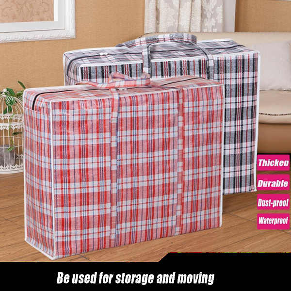 1 stk. 50*50*12cm Rød blå sort (farve tilfældig) Shopping snakeskin klud opbevaringsbeholder, dyne opbevaringspose