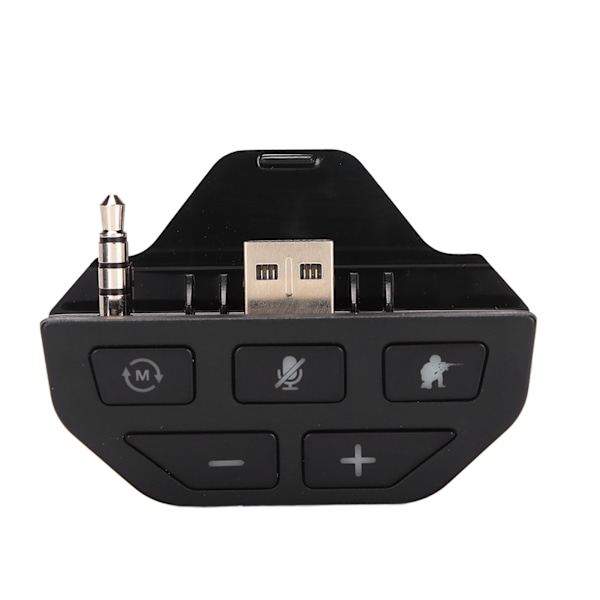 Spelkontroll Headset Adapter Stereo Förlustfri 4 EQ Ljudlägen Spelkontroll Hörlursomvandlare för Xbox One