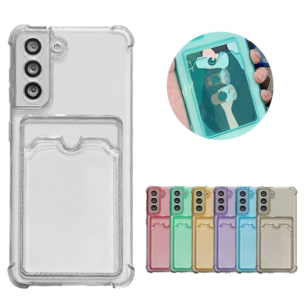 Galaxy A14 5G, Skal, Skydd, Kortfack, Rosa