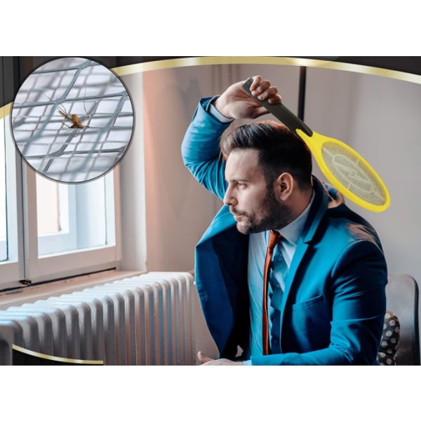Bug Zapper 18\" Elektrisk flug- och myggsmällracket - Utomhus