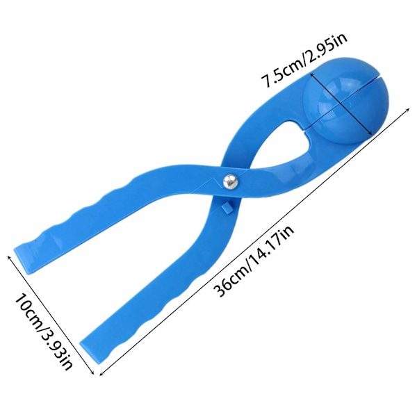Flexibel Snöbollsmaskin, Snabb Snöbollsformning Giftfri Plast För Säker Vinterlek
