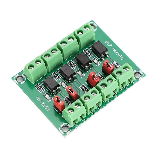 817 4-kanals optokopplare isolerad kretskort spänningsomvandlare adaptermodul