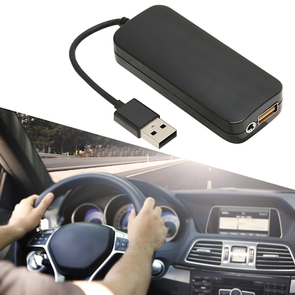 Langallinen Carplay-sovitin USB-liitännällä Ääniohjaus Android Autolle