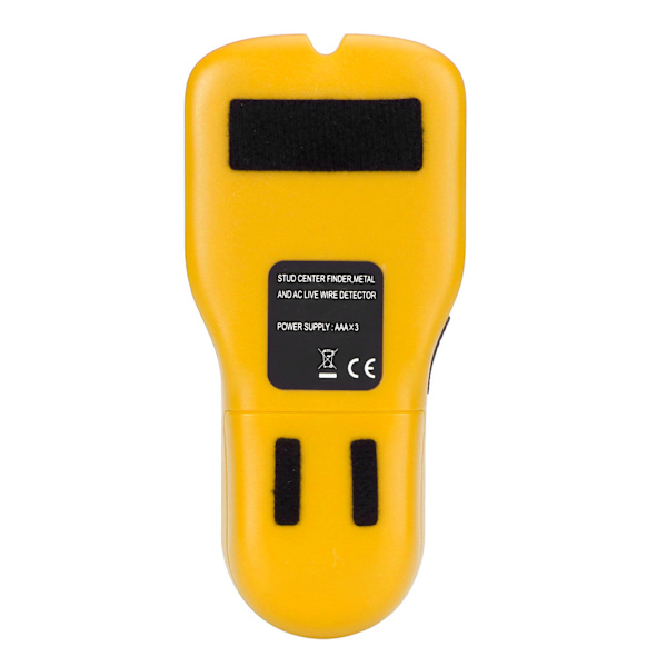 3 i 1 Vægscanner Finder Multifunktionel Bærbar LCD Digital Vægstift Metal Træ Stud Detektor Gul