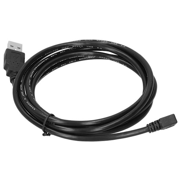 Vänster armbågsdatakabel USB2.0 hane till Mini USB hane hårddisktillbehör U2-057-LE-1.8M