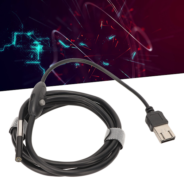 USB-endoskop 3,3 fot 4,9 mm dubbla linser vattentät typ C boroskop inspektionskamera endoskop för bilreparation