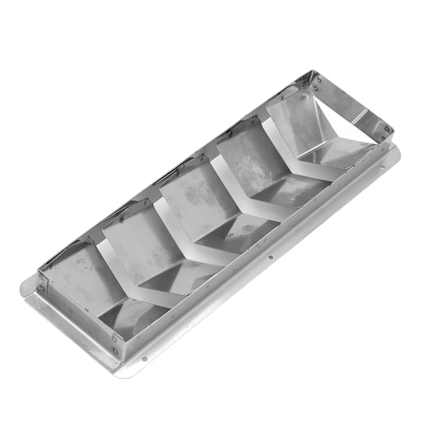 5 Slots Båd Louvered Vent Rektangel Anti-korrosion Anti-rust Båd Marine Rustfrit Stål Vent til Yachter