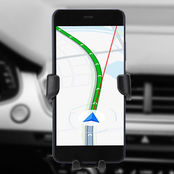 Bilmonterad gravitationsmobiltelefonhållare lämplig för iPhone GPS-navigator (svart)