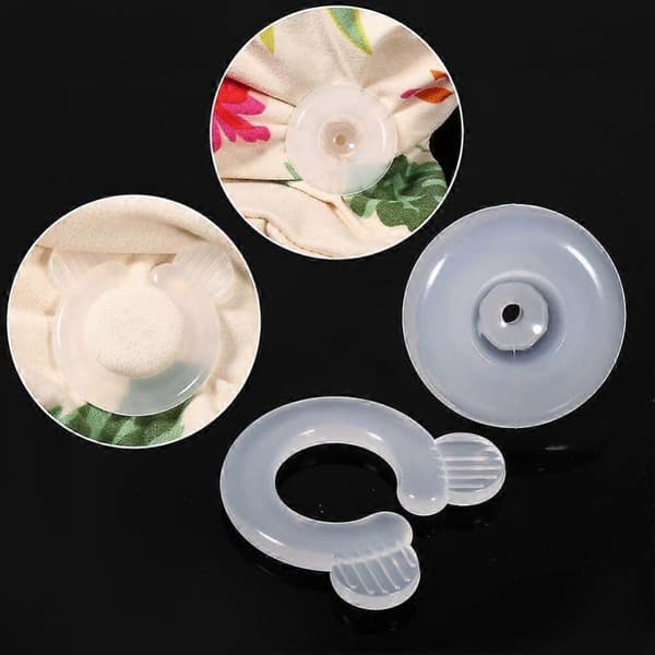 GETIT 4 stk. sengeteppe dyneklips, soverom sengetøy dynefesteholder griper plast