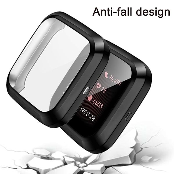 2-delt etui kompatibelt med Fitbit Versa 2 beskyttende