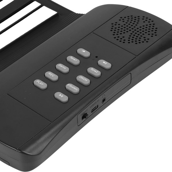61 Tangenter Hand Roll Piano Bärbar 4D Stereo Surround Sound Roll Up Keyboard Piano för Alla Åldrar
