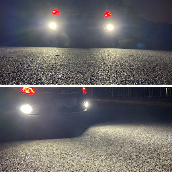 2x P13W LED Audi A4 B8 Dagsljus Vita 6000K Lampor