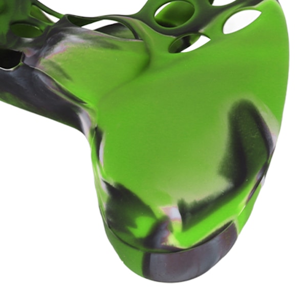 Silikonikuori liukastumisenestolla, suojaava ote, peukalokahvat (2 kpl) PS4-ohjaimelle (Camouflage Green PS4:lle silikonikuori peukalokahvat)