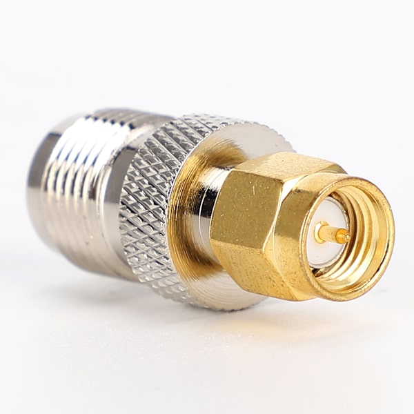 2 stk TNC hunn til SMA hann RF koaksial kontakt adapter konverter