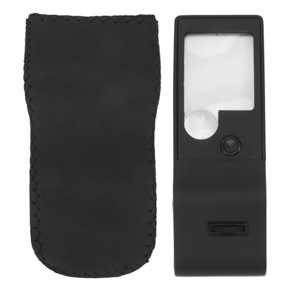 LED-belyst forstørrelsesglass 3X 10X 55X Bærbar asfærisk forstørrelsesglass Hig