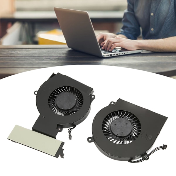 CPU GPU-fläktbyte för HP för OMEN 15 Dc L30204 001 L29354 001 DC 5V 0.5A 4-stifts professionell bärbar kylfläkt CPU GPU-fläkt