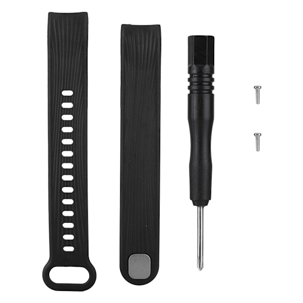 Udskiftningsrem TPE Smartwatch Rem Armbånd Armbånd Passer til Huawei Glory 3 (Sort)
