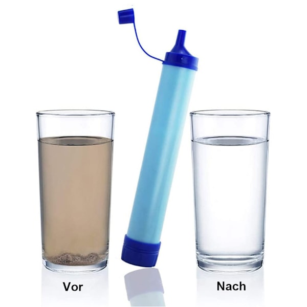 Mini vattenfiltreringssystem för utomhusbruk, Avancerad filtreringsteknik Ultralätt för äventyr, Portabel filtrering för beredskap,