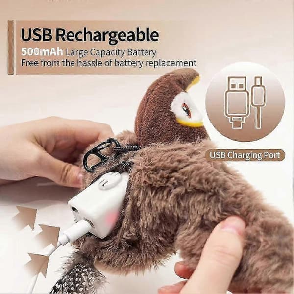 Electronic Interactive Flying Bird Perfect Toy for Cats