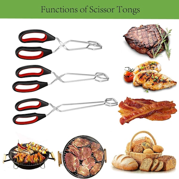 Sax Tång Matlagning Bakning Bröd Tång Grill Tång