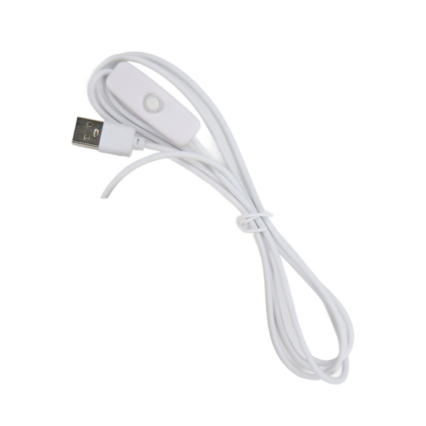 LED-ljusbas USB-gränssnitt Ekträmaterial Rund 2cm/0,8in Tjocklek Lysande Dekorativ Displaylampa för Hem 5V Vitt Ljusbas