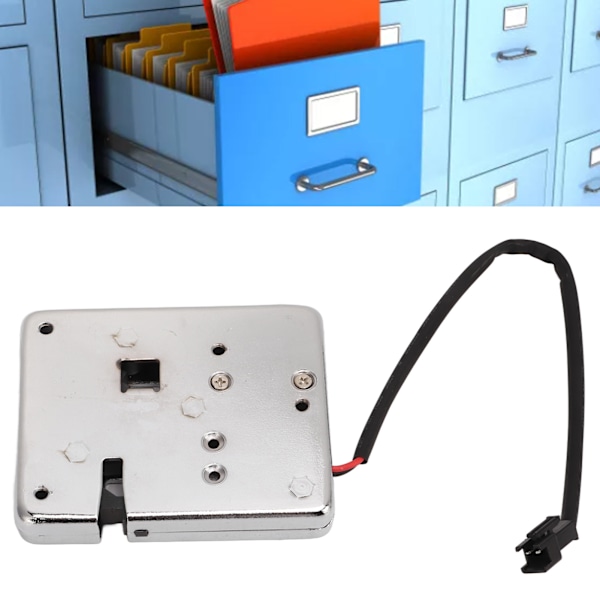 Metallisk elektronisk skaplåse DC12V elektrisk kontrollås for skuffeskap postkasser