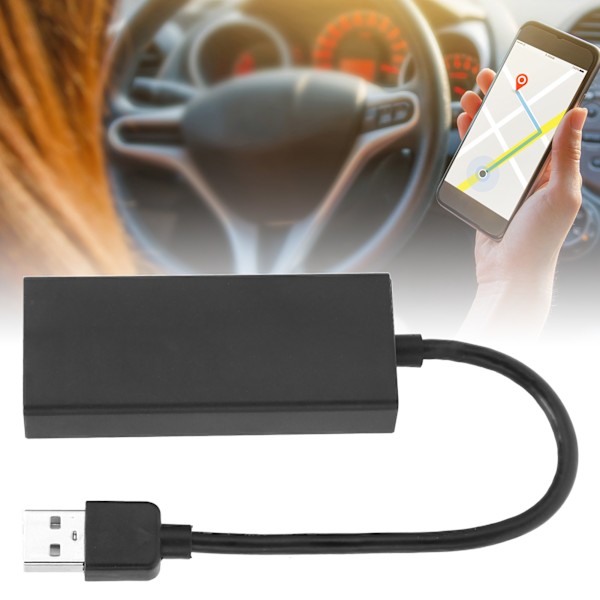 USB-kablet Carplay-dongel med stemmestyring for Android-telefoner og bilstereo