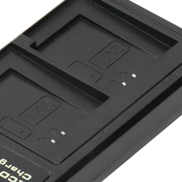Bærbar kamera batterioplader til NB‑13L USB kamera dobbelt oplader med LCD-skærm