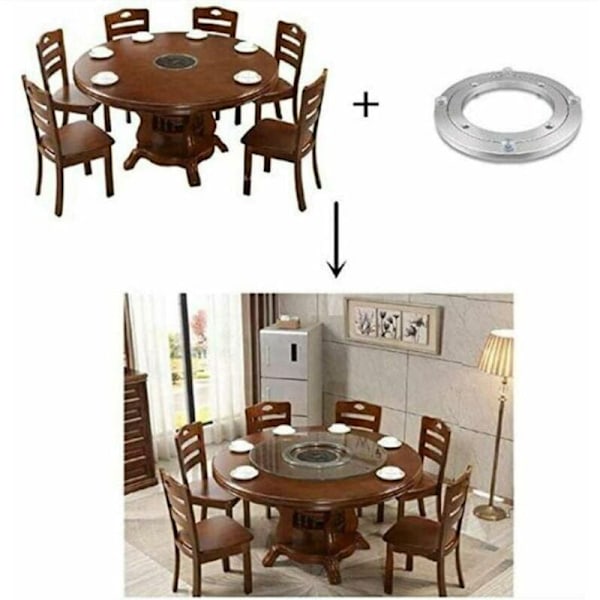 Lazy Susan Kullager: Robust och Tålig Design i Rostfritt Stål, Bred Användning för Matbord eller Arbete, Tyst Skåra för Smidig Rotation