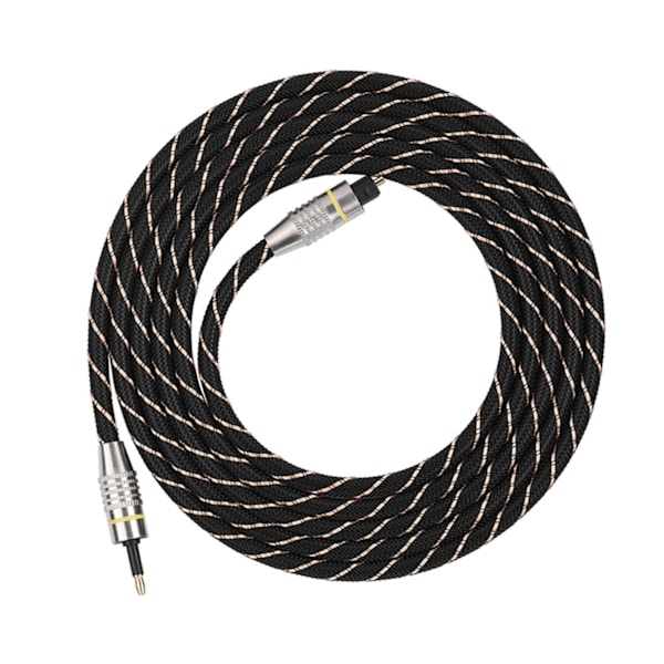 Toslink til Mini Stik 3,5 mm Optisk Fiber Digital Audio Kabel SPDIF Guldbelagt Stik 2m