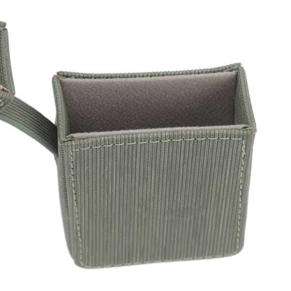 Cigarettboxhållare PU-flikdesign Bärbar cigarettbox Skyddande fodral för resor Daglig ärta grön