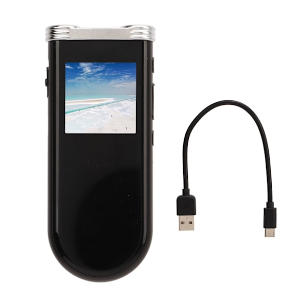 1,33 tommers 1080p minikameraopptaker IPS-skjerm HD One Key Operation Recorder for Meeting Content Outdoor V20 32G