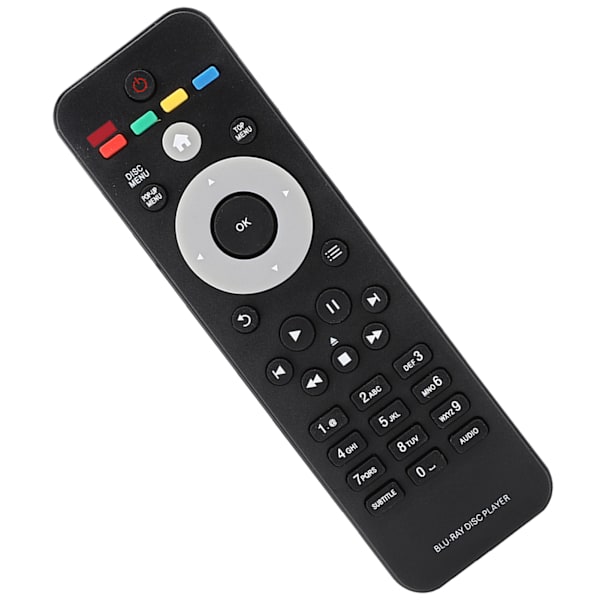 Fjärrkontroll med stora knappar för Philips RC 2820 Blu-ray-spelare