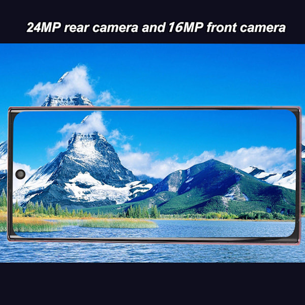 4G LTE Smartphone 6,5 tum Olåst Mobiltelefon Inbyggd Stylus 8GB RAM 128GB ROM MTK6753 Chip 13MP 24MP Ansiktsigenkänning för Android 12 System Roséguld