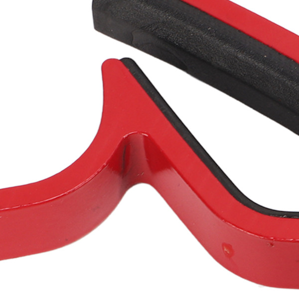 Gitarr Capo Stark Fjäder Reptålig Hög Hårdhet Legering Gitarr Capo med 5 Plektrum Röd