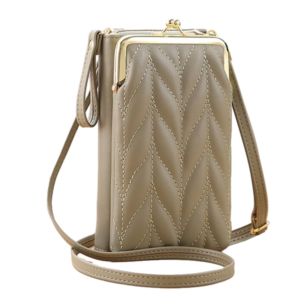 Crossbody-tasker til kvinder - Fashion mobiltelefon skuldertasker kortholder pung