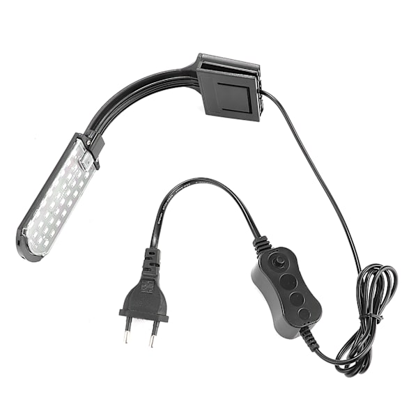 Akvarie LED-lys til vandplanter, lampe med klips