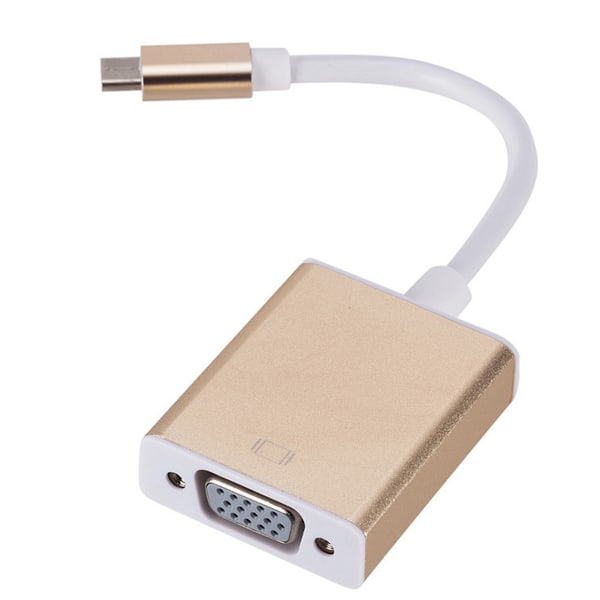 Usb-C till Vga-adapter, Utöka din arbetsyta enkelt, Kompatibel med Macbook Pro och andra ledande enheter, Erbjuder överlägsen stabilitet och