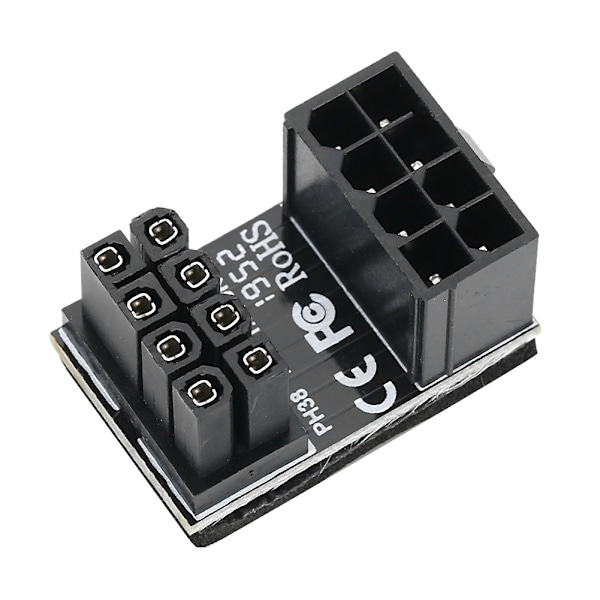 PH38A 6PIN strømstikadapter 180 graders vinklet strømadapter-stik