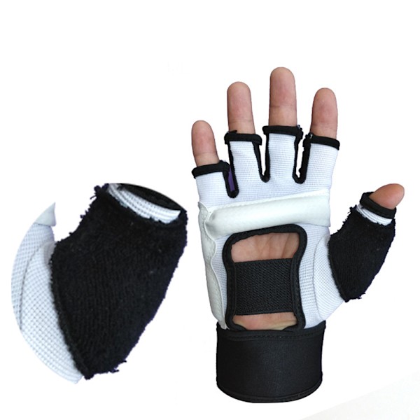 Träningshandskar för kampsport, tjockare design EVA-vaddering med slitstyrka, multifunktionella för män och kvinnor inom kickboxning, grappling, boxning, snabbhet
