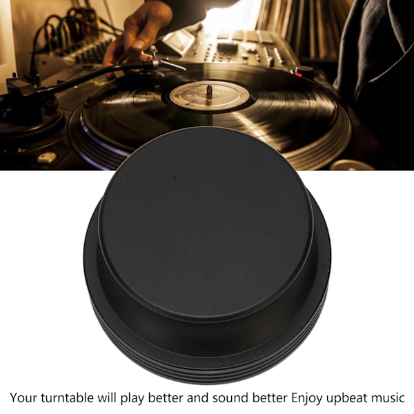 Skivvikt Stabilisator Universal Aluminiumlegering Minska Vibration Vinyl Record Player Clamp för LP Vinyl Record Player