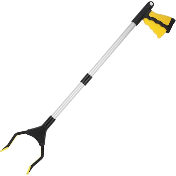 Fällbar gripare, 1 st aluminiumgripare med magnetiska spetsar Rotationsbar sopgripare halkfri gummigripare, lång arm för seniorer Sopor